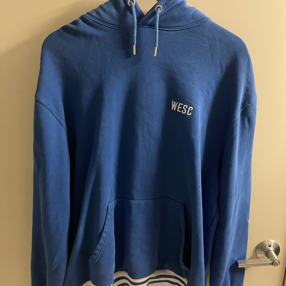 Wesc Classic Blue Pullover Hoodie
